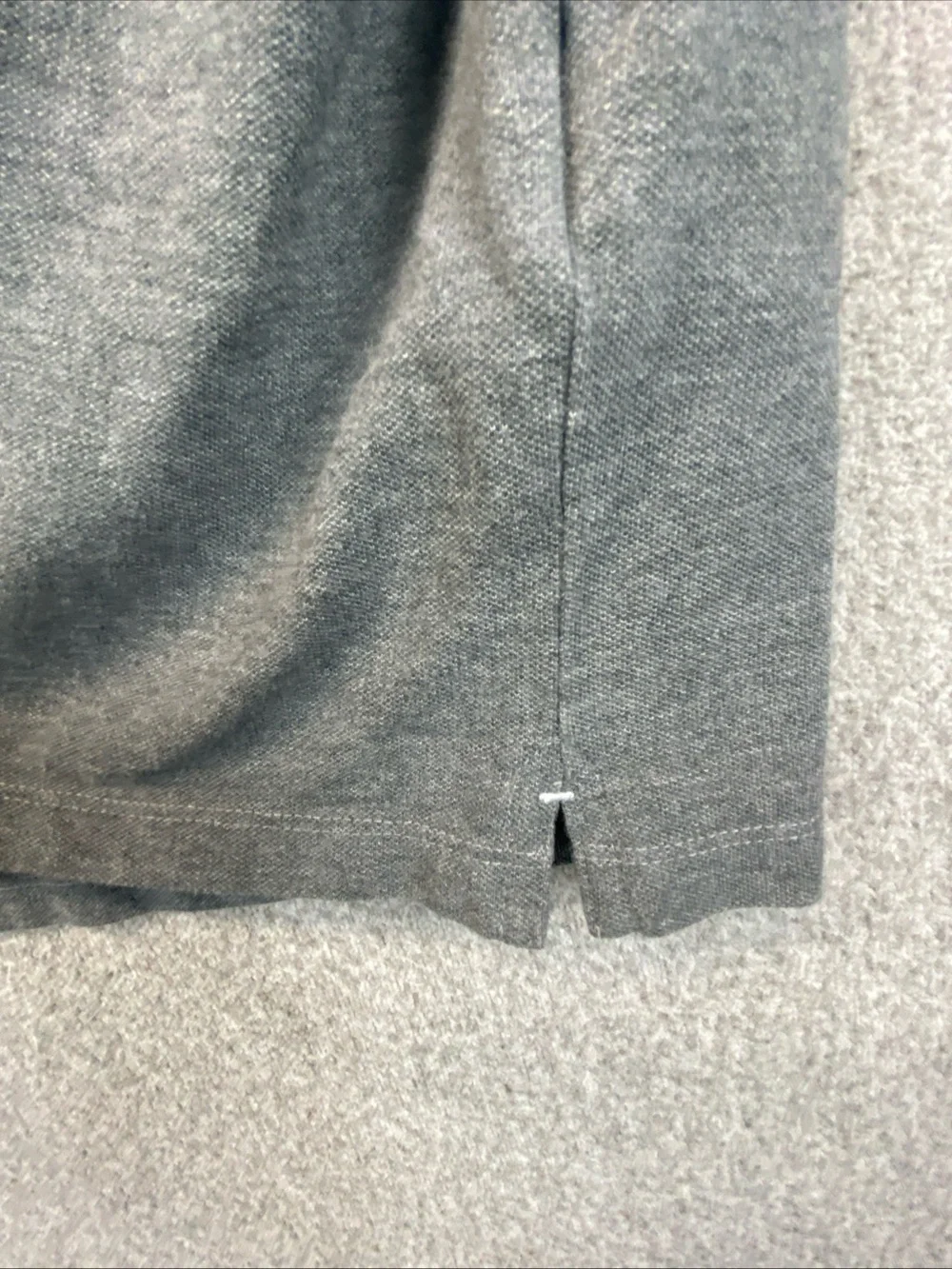 Banana Republic Men’s Medium Core Temp Polo Gray Preppy Basics Golf